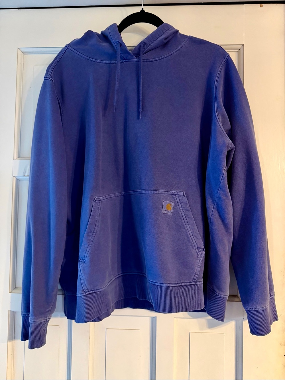 Carhartt Purple Pullover Hoodie with Kangaroo Pocket